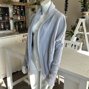 Wilfred Aritzia revolve Diderot grey cardigan with studs size S